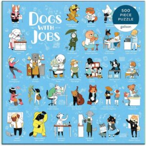 Galison - Dogs with Jobs 500 Piece Puzzle