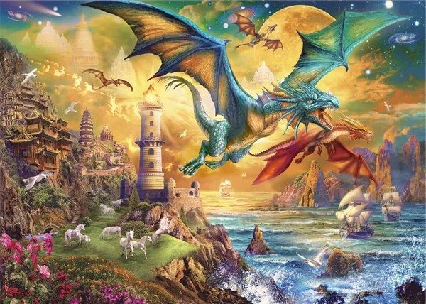 Holdson - Harmony - Dragon Squadron 500XL Piece Puzzle