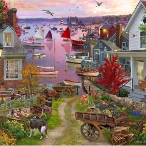 Holdson - Seas the Day - Evening in the Harbour 1000 Piece Puzzle