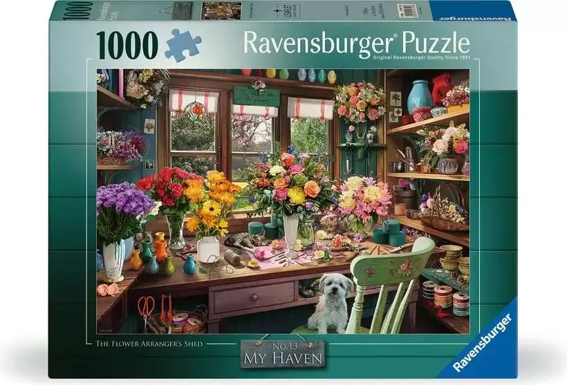 Ravensburger - My Haven No 13 - Flower Arranger 1000 Piece Puzzle - Image 2