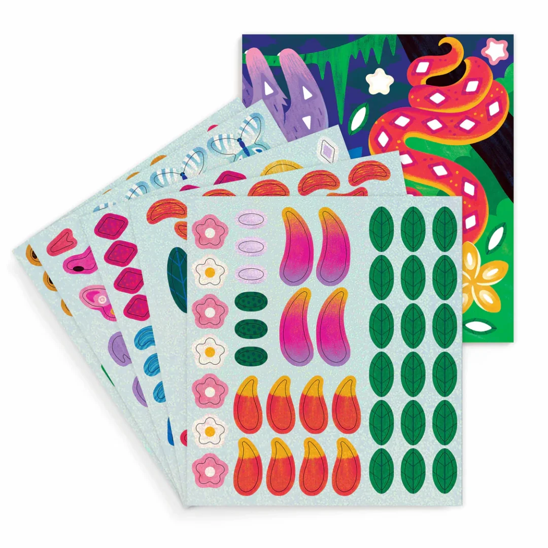 Mudpuppy - Rainforest Life Sticker Sparkle Poster Activity Kit - Image 6