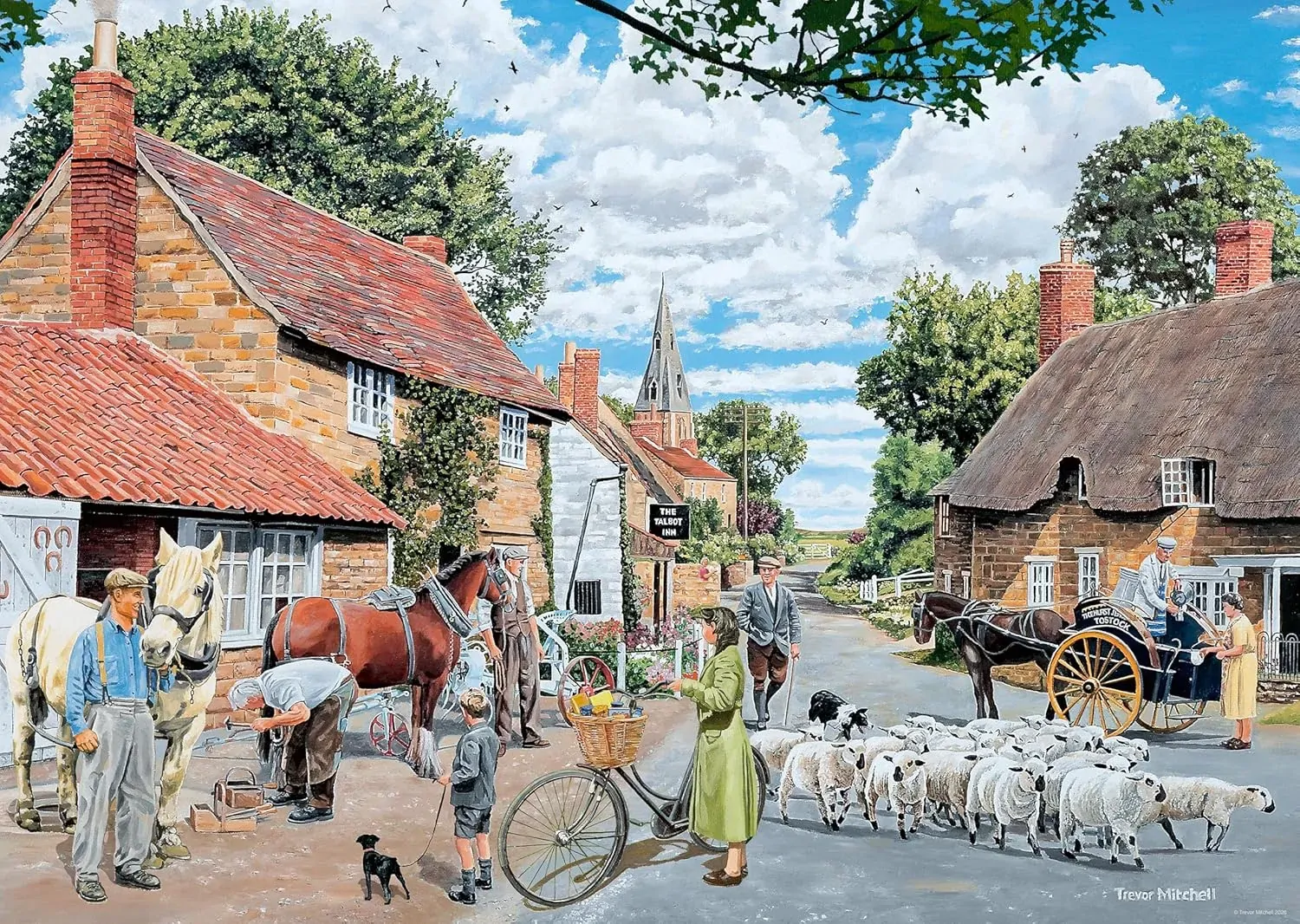 Ravensburger - The Village Farrier 1000 Piece Puzzle