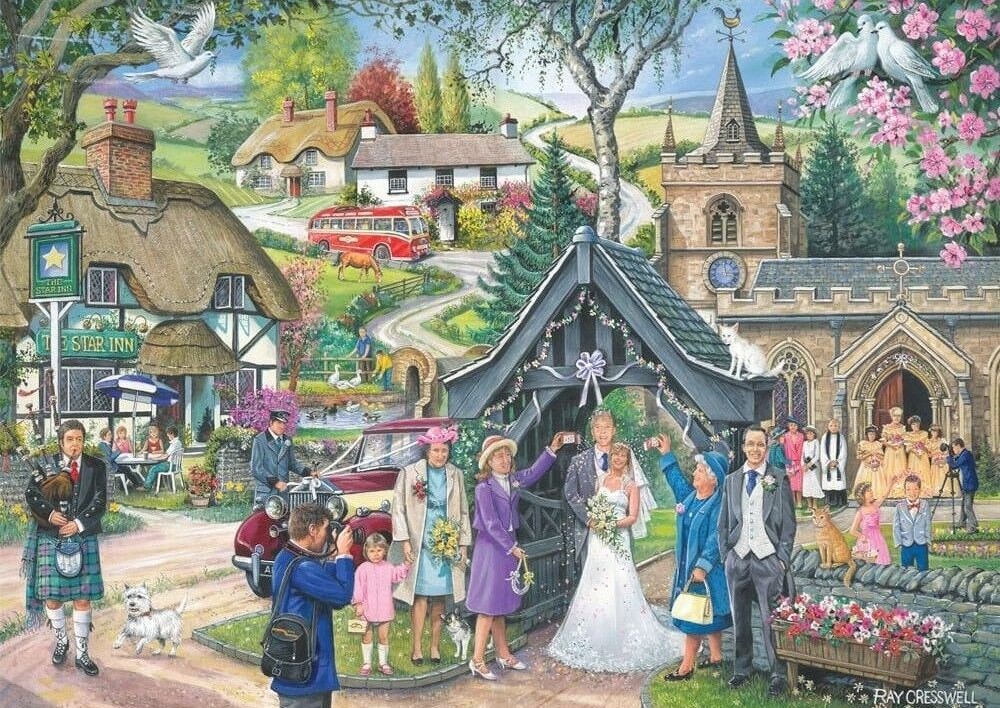 Holdson - Country Charm - Wedding Day 1000 Piece Puzzle
