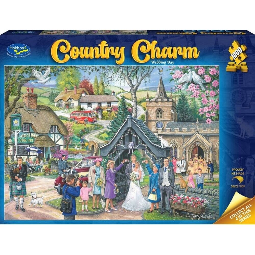 Holdson - Country Charm - Wedding Day 1000 Piece Puzzle - Image 2