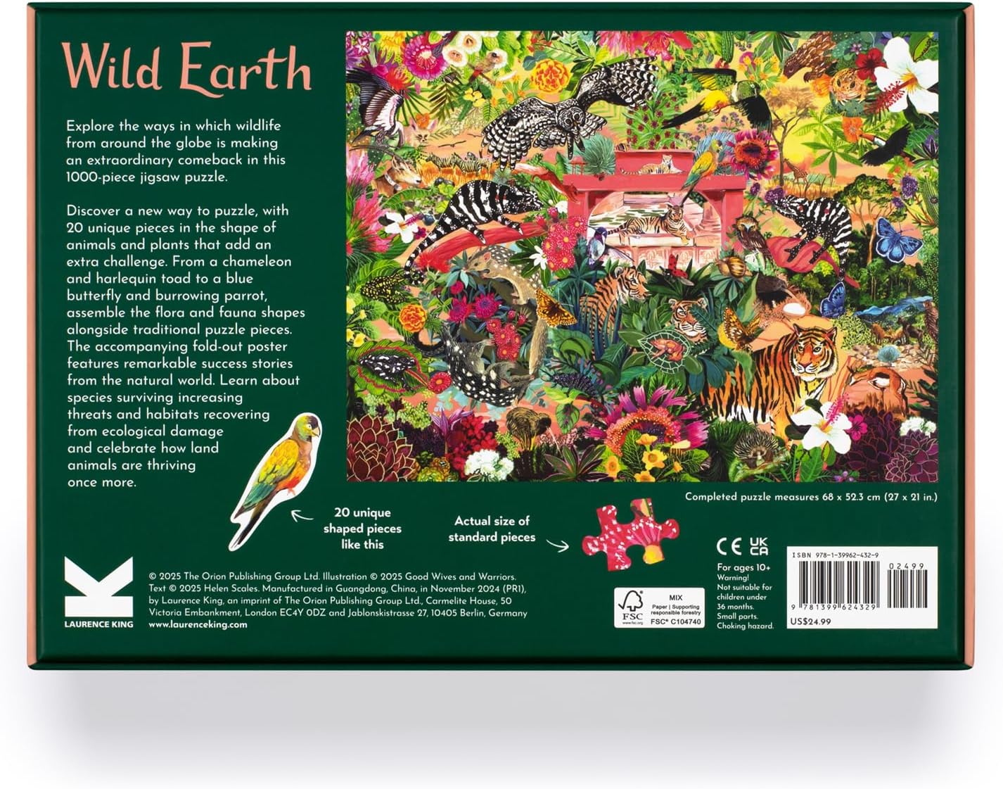 Laurence King Publishing - Wild Earth 1000 Piece Puzzle - Image 2