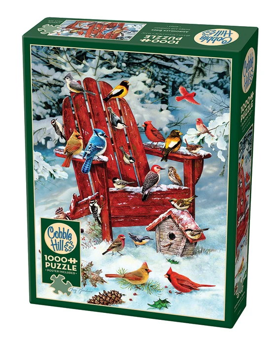 Cobble Hill - Adirondack Birds 1000 Piece Puzzle - Image 2
