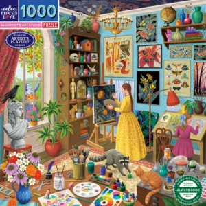 eeBoo - Alchemist's Art Studio 1000 Piece Puzzle
