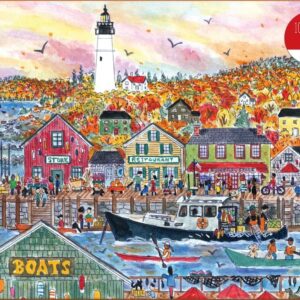 Galison - Michael Storrings - Autumn by the Sea 1000 Piece Puzzle