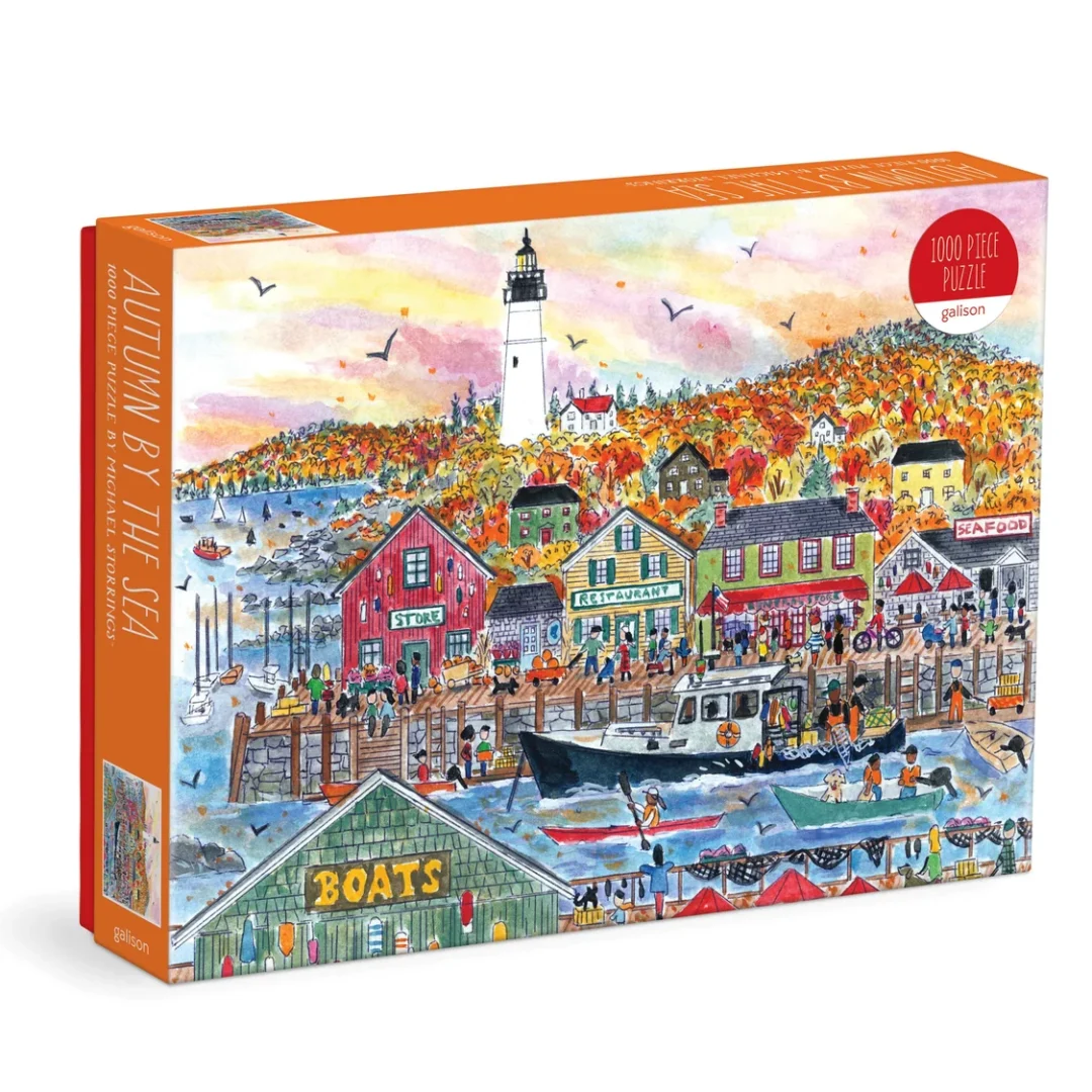 Galison - Michael Storrings - Autumn by the Sea 1000 Piece Puzzle - Image 2