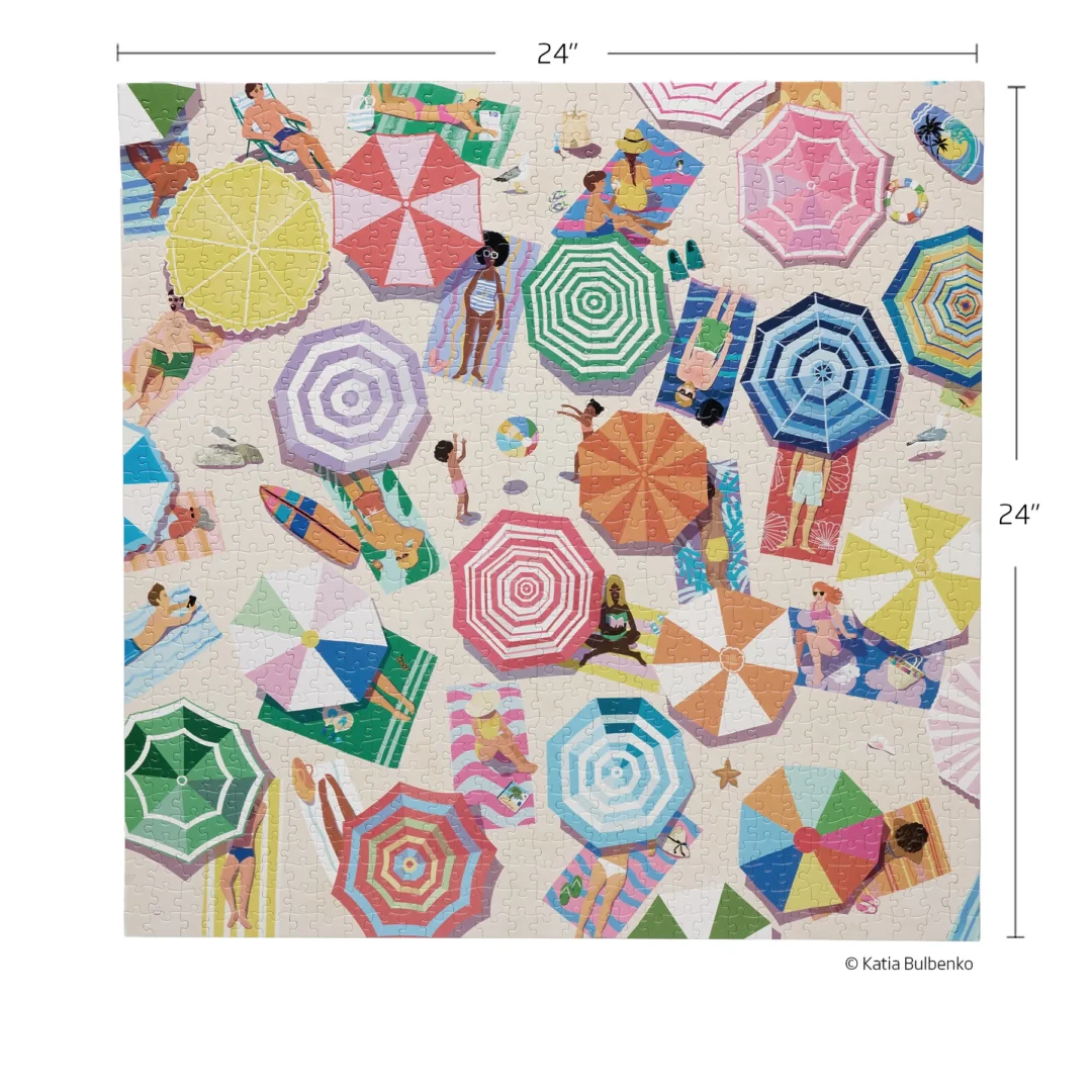 WerkShoppe - Beach Day 1000 Piece Puzzle - Slip Box - Image 2