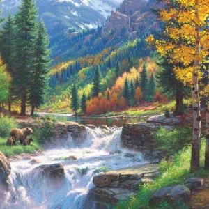 Cobble Hill - Bear Falls 500 Larger Piece Puzzle