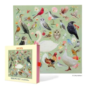 WerkShoppe - Beautiful Birds 1000 Piece Puzzle - Slip Box