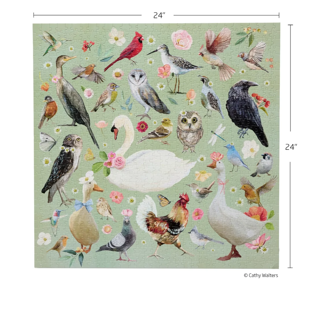 WerkShoppe - Beautiful Birds 1000 Piece Puzzle - Slip Box - Image 2