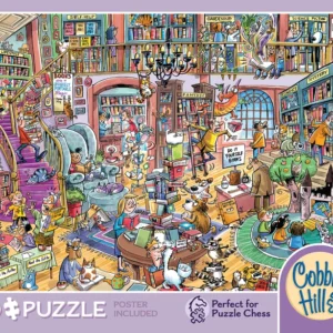 Cobble Hill - Bookshop Bedlam 100 Piece Puzzle