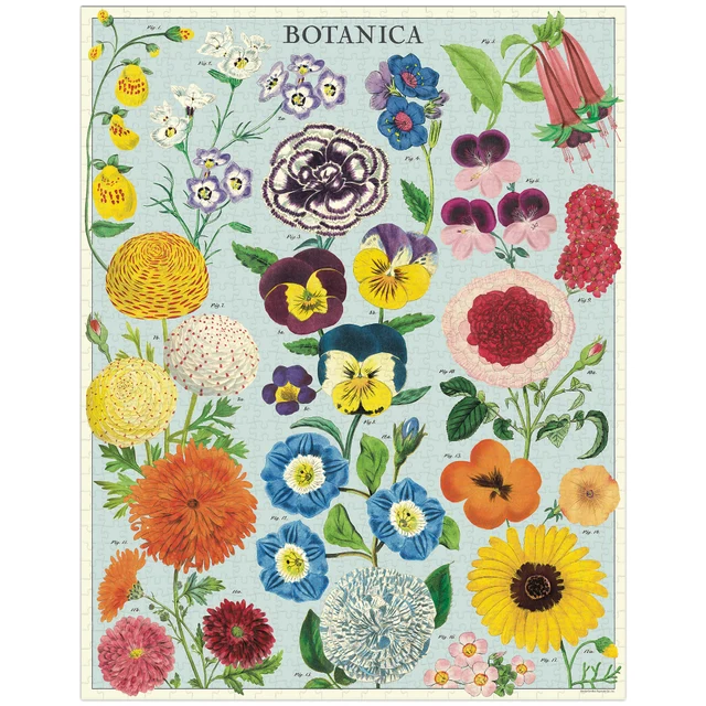 Cavallini & Co - Botanica Vintage Puzzle 1000 Piece - Image 2