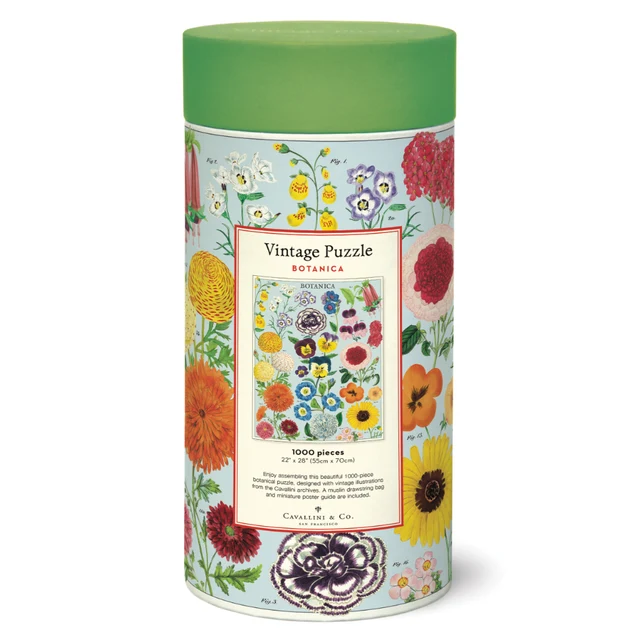 Cavallini & Co - Botanica Vintage Puzzle 1000 Piece - Image 3