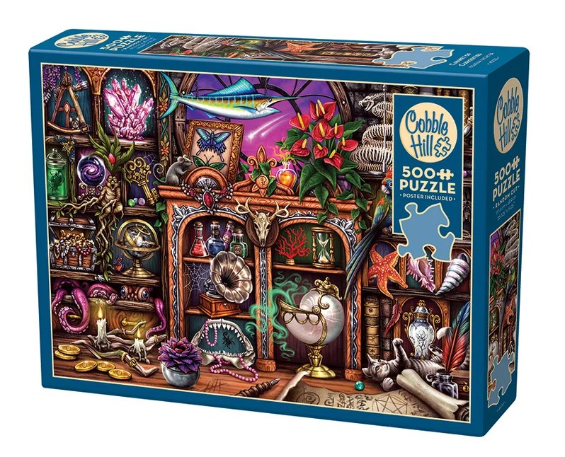 Cobble Hill - Cabinet of Curiosities 500 Larger Piece Puzzle - Image 2