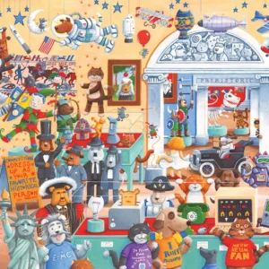 Cobble Hill - Cats and Dogs Museum 350 Piece Family Puzzle