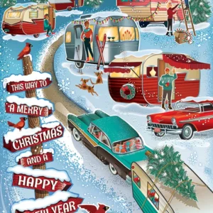 Cobble Hill - Christmas Campers 1000 Piece Puzzle