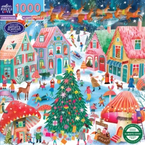 eeBoo - Christmas Flight 1000 Piece Puzzle