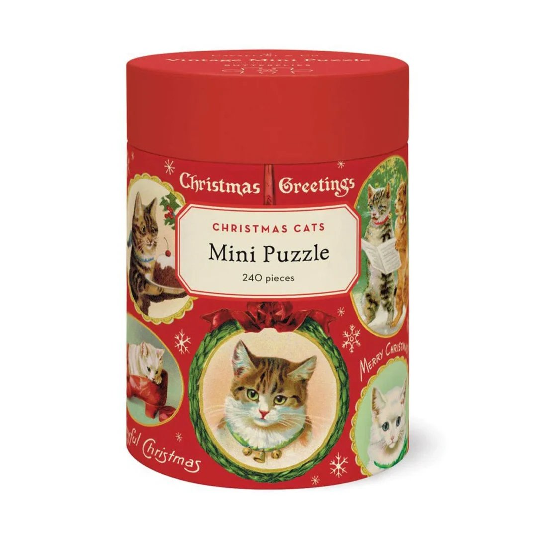 Cavallini & Co - Christmas Cats Mini Puzzle 240 Piece