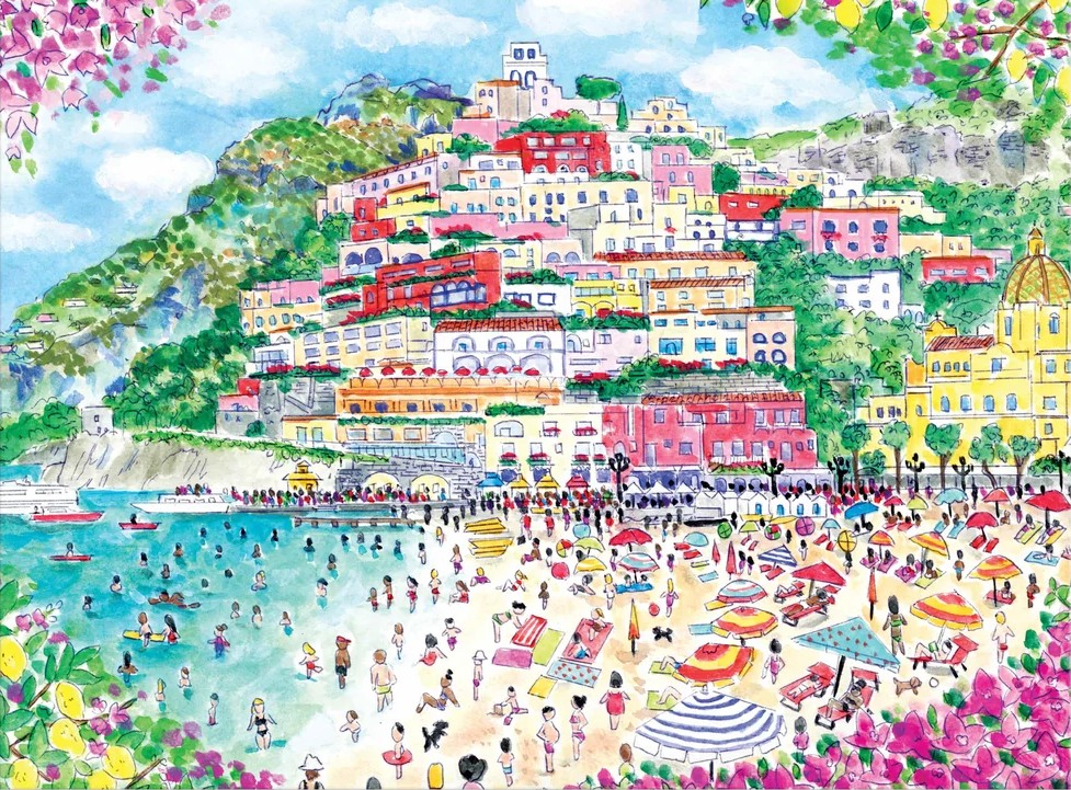 Galison - Michael Storrings - Coast of Italy 1000 Piece Puzzle
