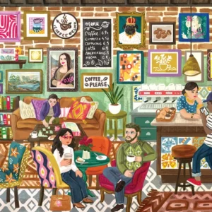 Cobble Hill - Coffee Please 1000 Piece Puzzle