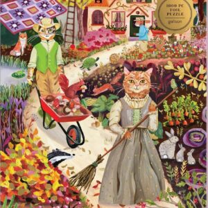 Galison - Cottage Cats Foil 1000 Piece Puzzle