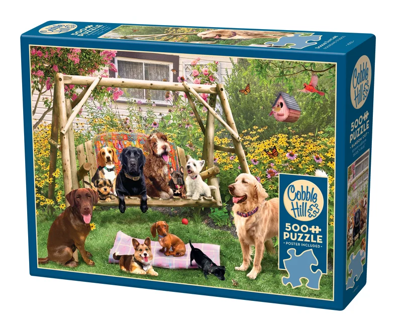 Cobble Hill - Doggie Daycare 500 Larger Piece Puzzle - Image 2