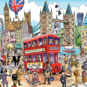 Cobble Hill - Doodle Town - London Calling 1000 Piece Puzzle