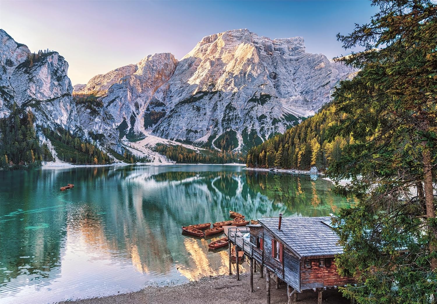 Clementoni - Emerald Lake Braies 1000 Piece Puzzle
