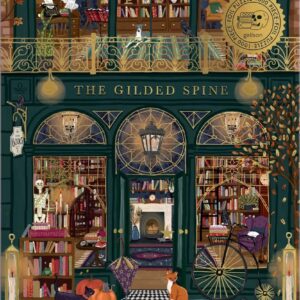 Galison - The Gilded Spine Foil 1000 Piece Puzzle