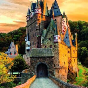 Clementoni - Golden Hour at Eltz Castle 1000 Piece Puzzle