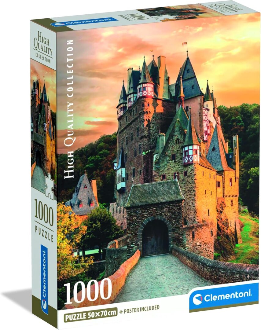 Clementoni - Golden Hour at Eltz Castle 1000 Piece Puzzle - Image 2