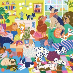 Mudpuppy - Good Dog Club Family 1000 Piece Puzzle