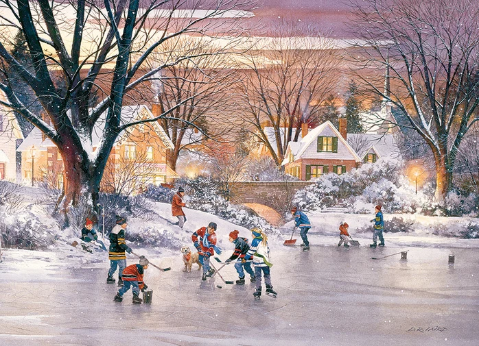 Cobble Hill - Hometown Hockey 1000 Piece Puzzle