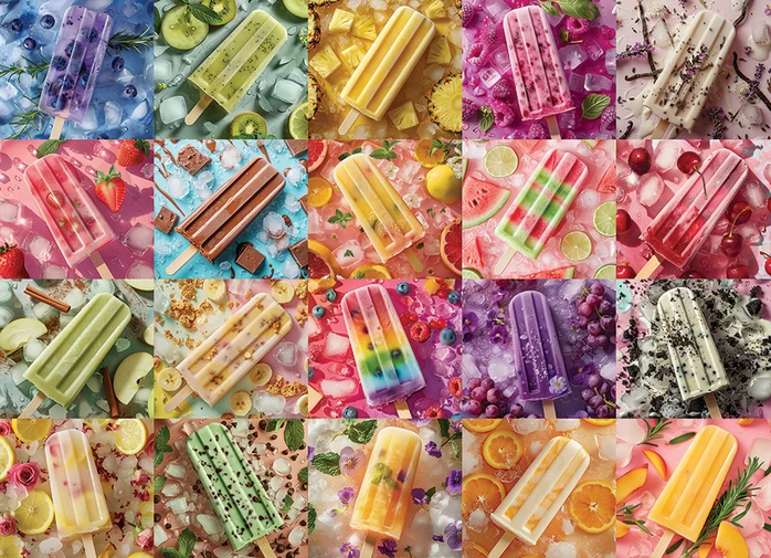 Cobble Hill - Ice Lollies 500 Larger Piece Puzzle
