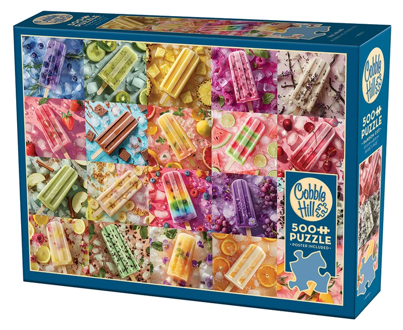 Cobble Hill - Ice Lollies 500 Larger Piece Puzzle - Image 2
