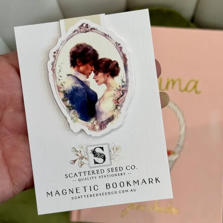 Magnetic Bookmark - Jane Austen Couple
