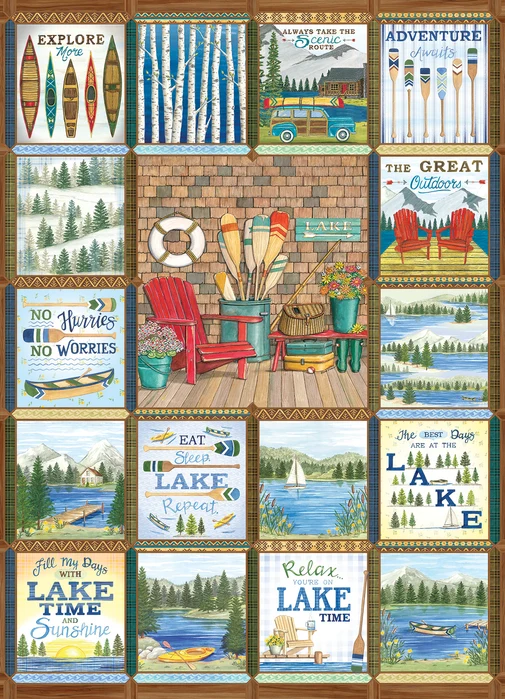 Cobble Hill - Lake Country 1000 Piece Puzzle