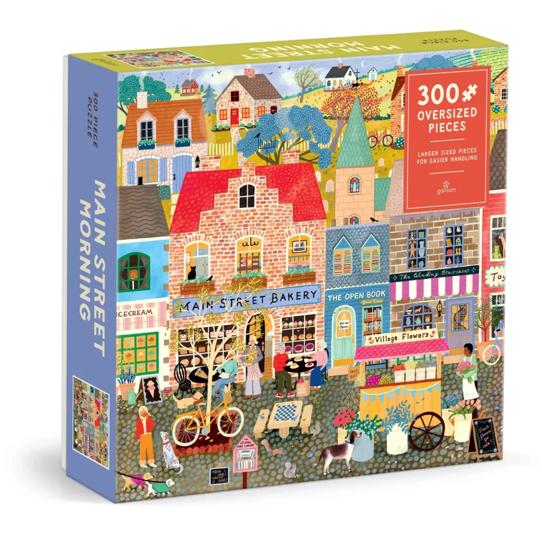 Galison -Main Street Morning 300 Oversized Piece Puzzle - Image 2