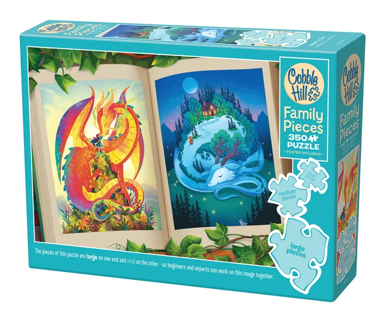 Cobble Hill - Night & Day 350 Piece Family Puzzle - Image 2