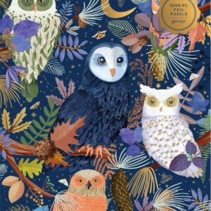 Galison - Owls at Dawn Foil 1000 Piece Puzzle