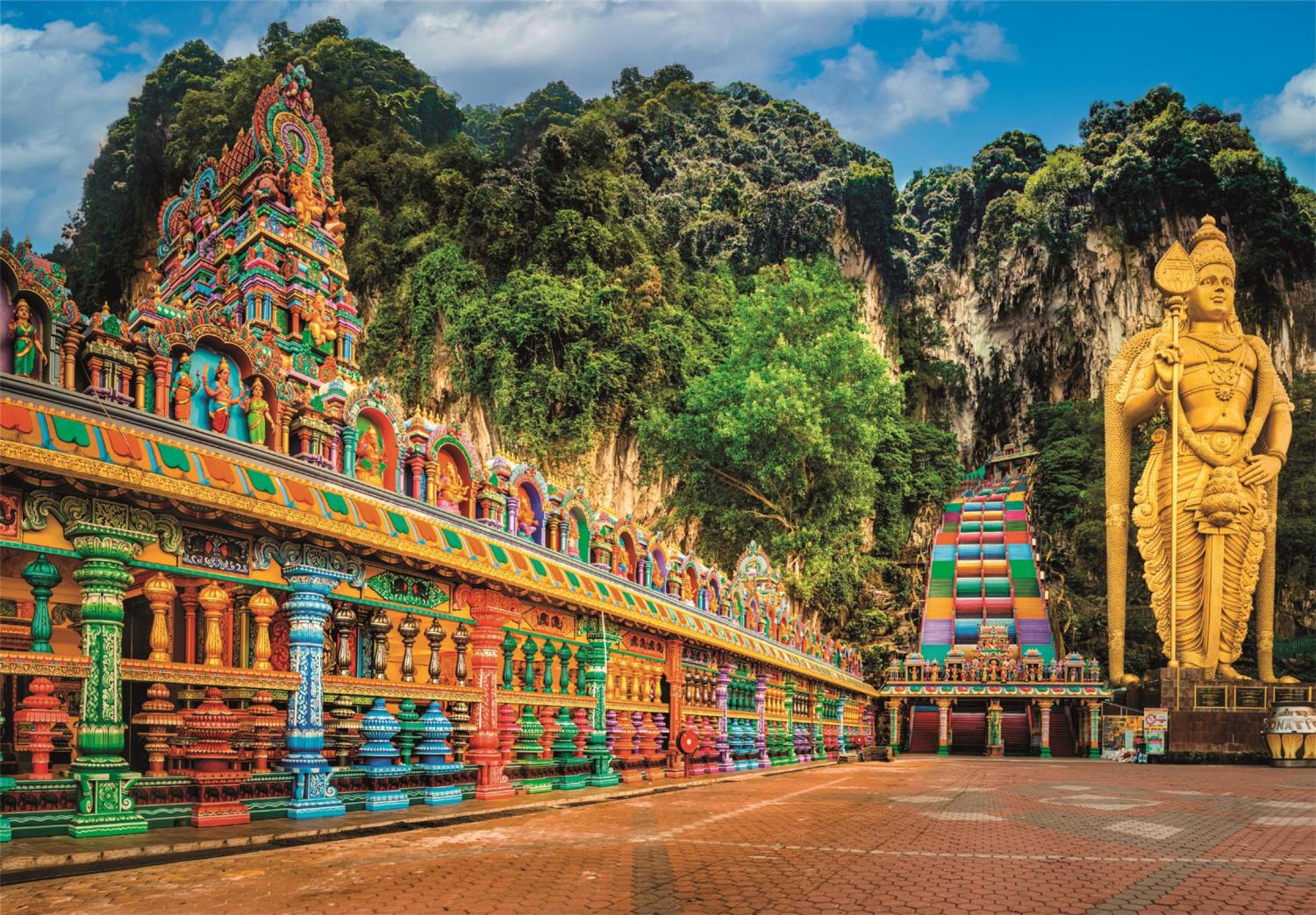 Clementoni - Painted Batu Caves 1000 Piece Puzzle
