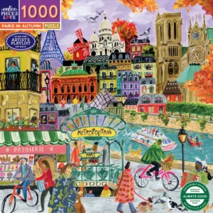 eeBoo - Paris in Autumn 1000 Piece Puzzle