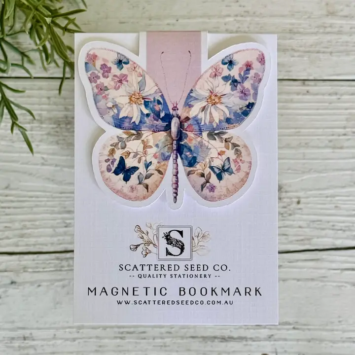 Magnetic Bookmarks - Pastel Butterfly - 3 Designs - Image 3