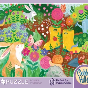 Cobble Hill - Rabbit Garden 100 Piece Puzzle