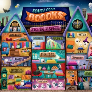 Cobble Hill - Scary Good Boooks 500 Larger Piece Puzzle