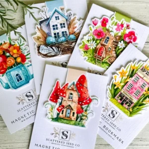 Magnetic Bookmarks - The Mouse's House - 5 Designs