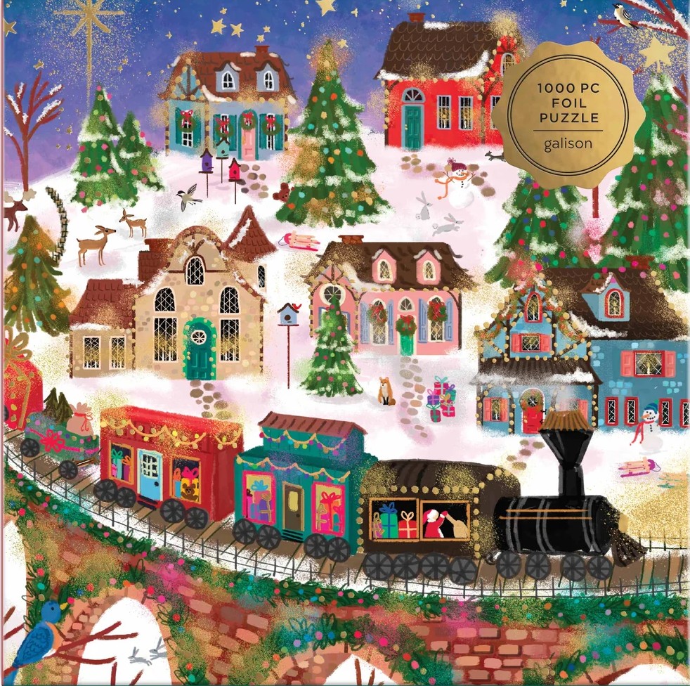 Galison - Joy Laforme - Twinkletown Express Foil 1000 Piece Puzzle